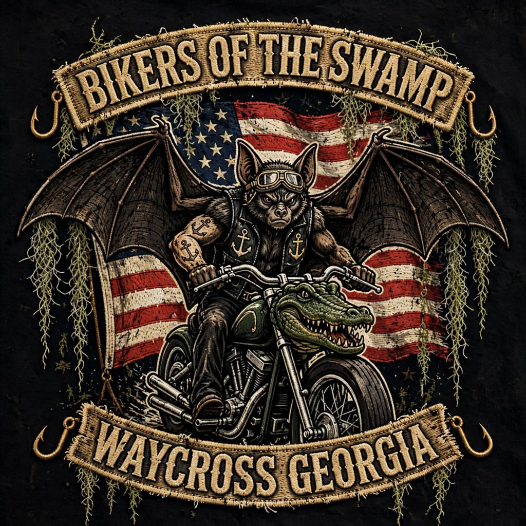 Bikers of the Swamp – Bat Rider Graphic Tee